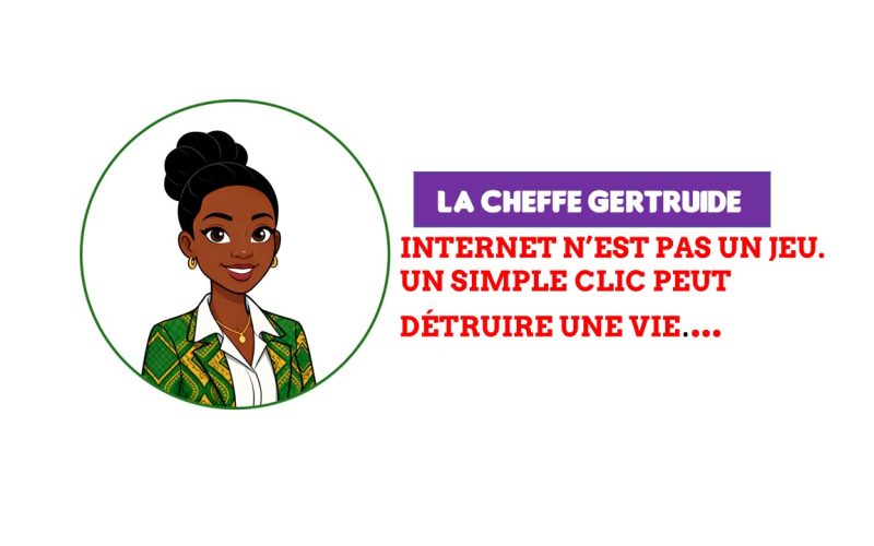 INTERNET N’EST PAS UN JEU. UN SIMPLE CLIC PEUT DÉTRUIRE UNE VIE.