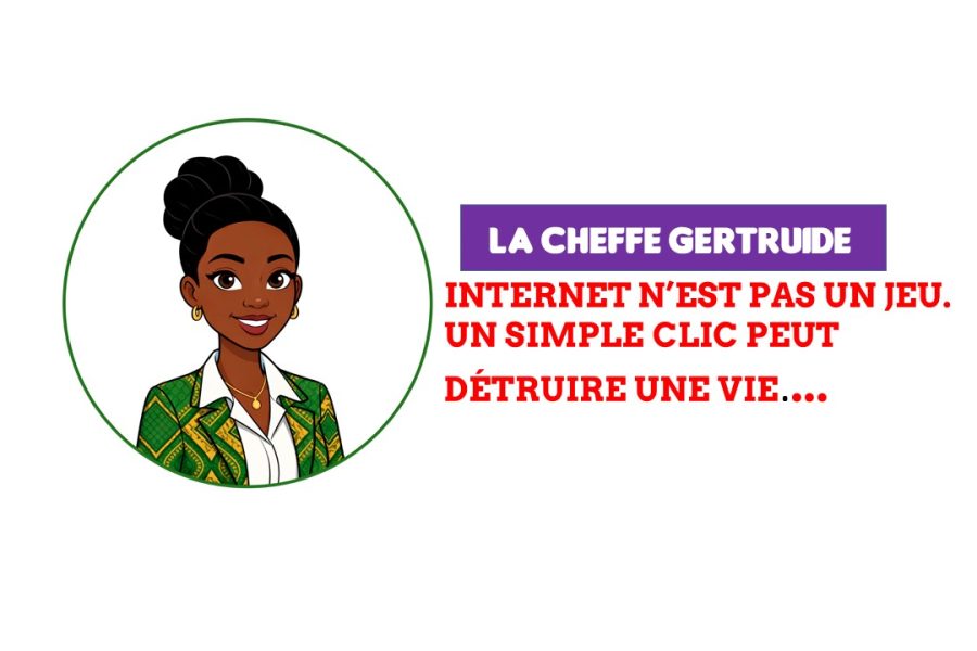 INTERNET N’EST PAS UN JEU. UN SIMPLE CLIC PEUT DÉTRUIRE UNE VIE.