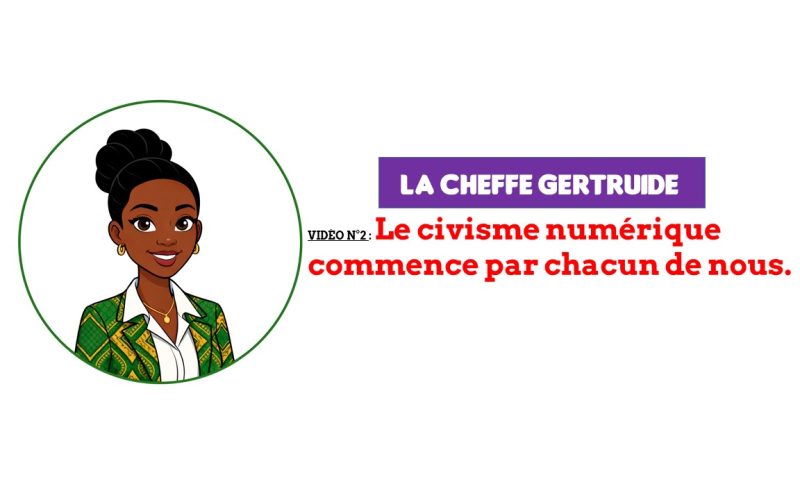 Le civisme numérique commence par chacun de nous.