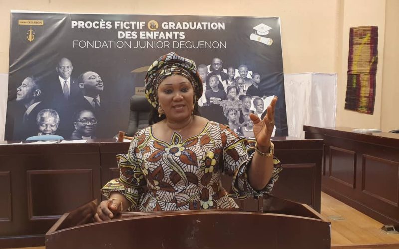 Procès fictif des enfants à Cotonou