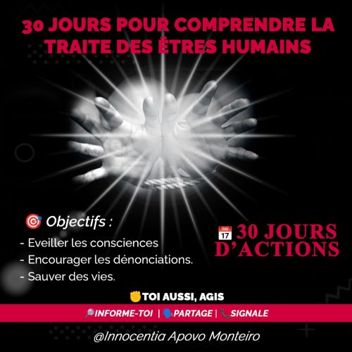 Campagne en ligne : La traite des personnes